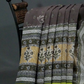 Shades of Grey With Block Print Munga Cotton Saree By Gayathri Reddy Designer Studio | Swadesiicart