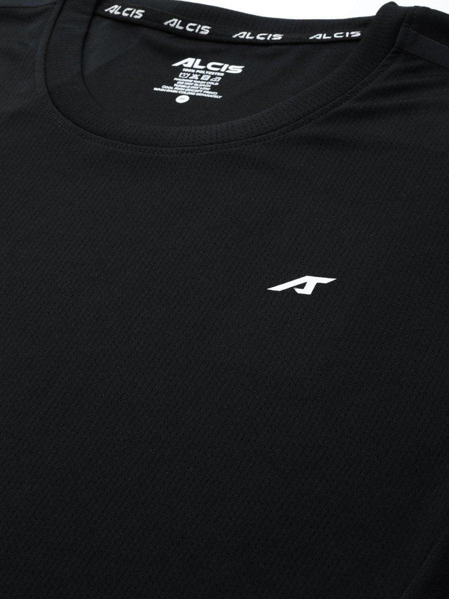 Alcis Men Anti Static Slim Fit Sports T-shirt | Swadesiicart