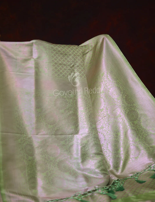 Half Mix Soft Silk Saree - HSS4 By Gayathri Reddy Designer Studio | Swadesiicart