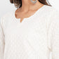 Kalini Women Embroidered Chikankari Pure Cotton Kurta with Salwar & With Dupatta | Swadesiicart