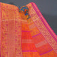 Multi Shades Of Peacock Blue Kalamkaari Design Semi Chanderi Saree With Contrast Blouse By Gayathri Reddy Designer Studio | Swadesiicart