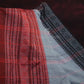 Grey Colour Contrast Thread Border Khadi Cotton Saree By Gayathri Reddy Designer Studio | Swadesiicart