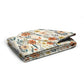 AEROHAVEN Premium Cream-Coloured Floral Cotton 300 TC King Bedsheet & 2 Pillow Covers
