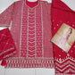 Anaita Pink Chiffon Sequins Embroidered Readymade Salwar Suit