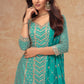 Anaita Sky Blue Chinon Sequence Embroidered Readymade Salwar Suit