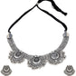 Cardinal Silver Oxidized Jewellery Set - Swadesiicart