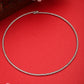 NVR Women's Silver-Toned CZ-Studded Choker Necklace | Swadesiicart