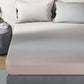Nautica Grey & Pink 160 TC King Bedsheet With 2 Pillow Covers - Swadesiicart