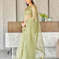 Tikhi Imli Sequinned Organza Saree | Swadesiicart