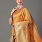 Mitera Woven Design Zari Silk Blend Banarasi Saree | Swadesiicart