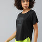 MKH Women Typography Printed Dri-FIT Sports T-shirt - Swadesiicart