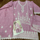 Anaita Purple Chinon Stitched Suit with Embroidery & Sequence Work