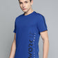 Alcis Men Typography Printed Dry Tech Slim Fit T-shirt | Swadesiicart