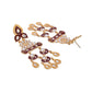 Shoshaa Red Contemporary Drop Earrings - Swadesiicart