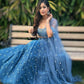 Jyoti Fashion Blue 3MM Sequence with Thread Embroidered Faux Georgette Lehenga Choli with Dupatta | Swadesiicart