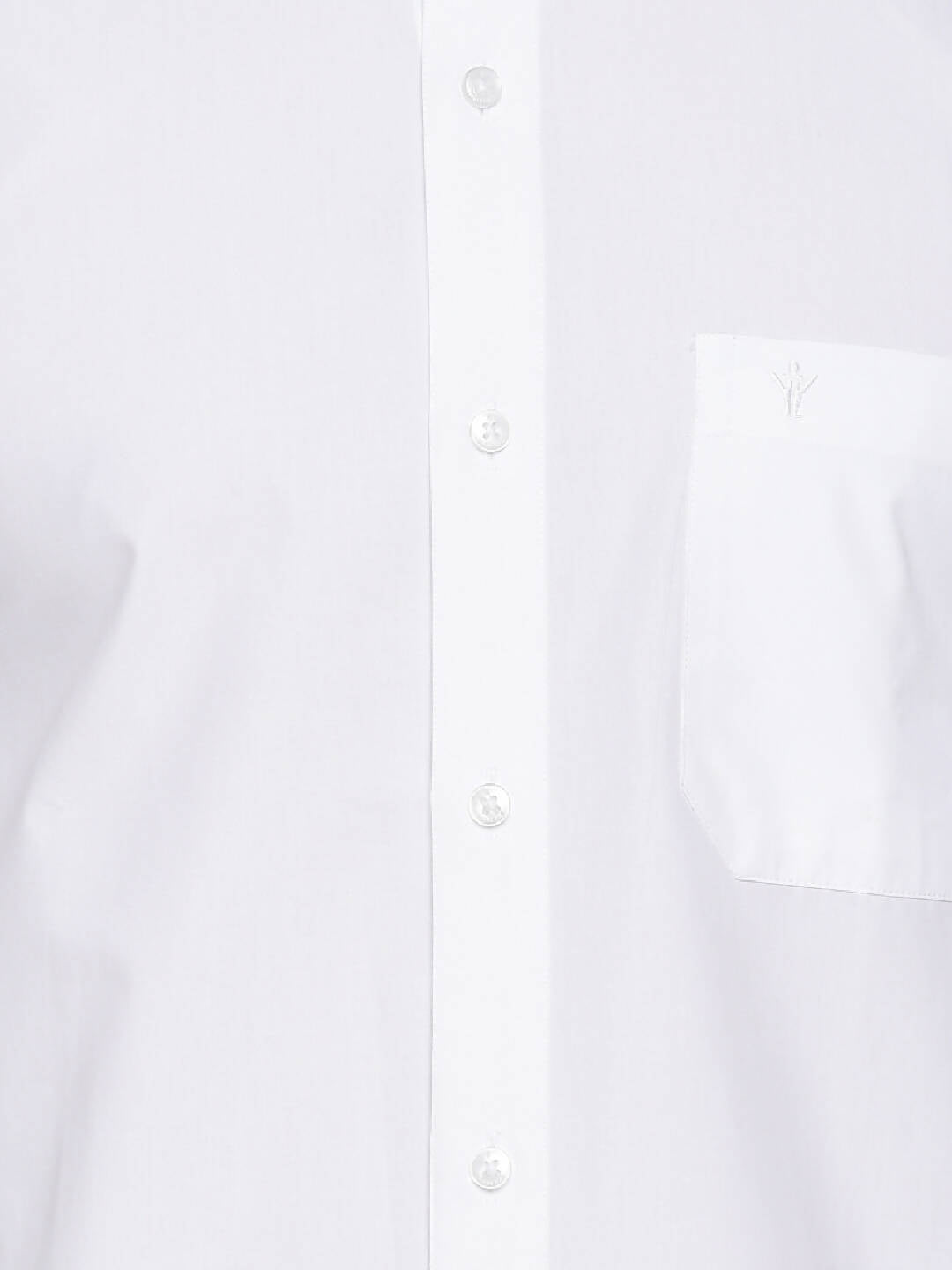Ramraj Cotton Mens Full Sleeve White Shirt Plus Size - Samrat Cotton | Swadesiicart
