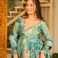 Aayaa Designer Cotton Silk Suit - Sky Blue