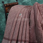 Mauve Brown Coloured Diamond Print Semi Chanderi Saree By Gayathri Reddy Designer Studio | Swadesiicart