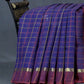 Dual Shade of Navy Blue And Magenta Pure Mangalgiri Cotton By Gayathri Reddy Designer Studio | Swadesiicart