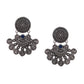 Shoshaa Silver-Toned Classic Chandbalis Earrings | Swadesiicart