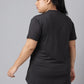 MKH Plus Size Drop-Shoulder Sleeves Dri-FIT Relaxed Fit Training T-shirt - Swadesiicart