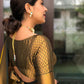 Kalini Geometric Woven Design Banarasi Silk Saree | Swadesiicart