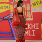 Tikhi Imli Ethnic Motifs Printed Cotton Ready to Wear Saree | Swadesiicart