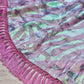 Tikhi Imli Mauve Abstract Printed Satin Half and Half Saree | Swadesiicart