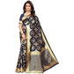 Vamika Banarasi Jaquard Blue Weaving Saree (Banarasi 27) | Swadesiicart