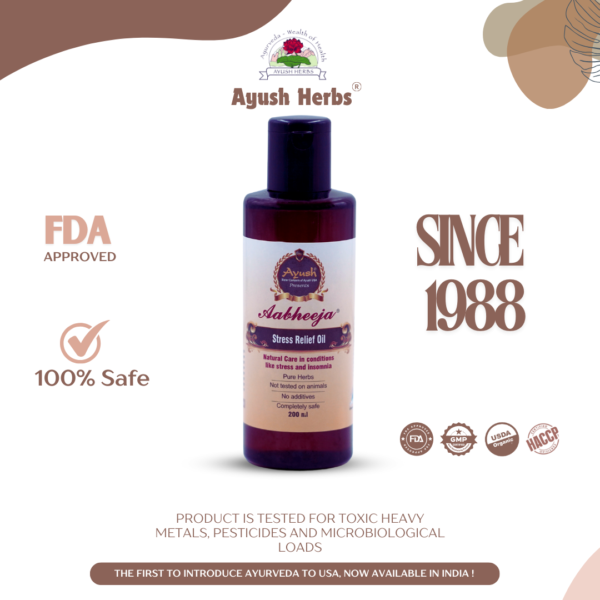 Aabheeja – Stress Relief Oil (200 ml)