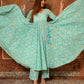 Pomcha Jaipur Noor Blue Cotton Angrakha Set | Swadesiicart