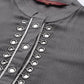 Sangria Yoke Design Mirror Work Kurta - Swadesiicart