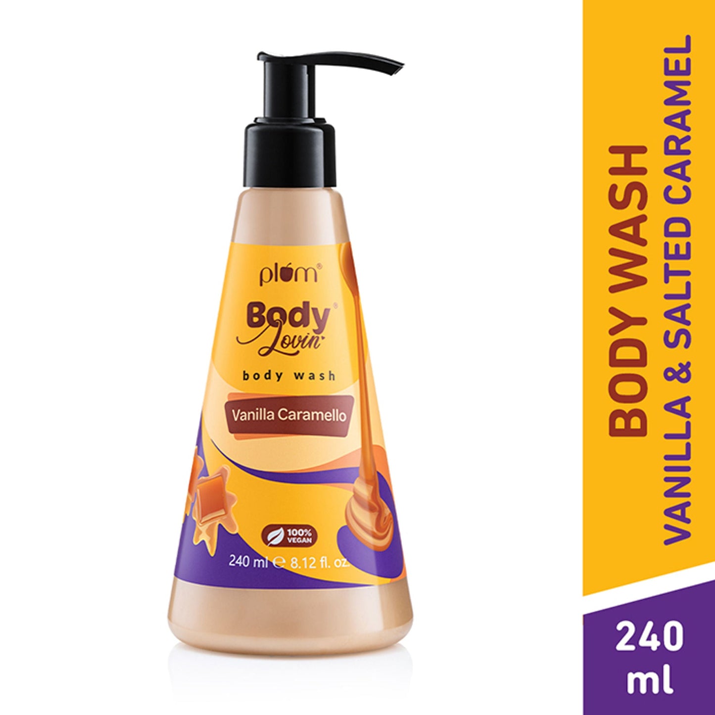 Plum Body Lovin Vanilla Caramello Body Wash - Swadesiicart