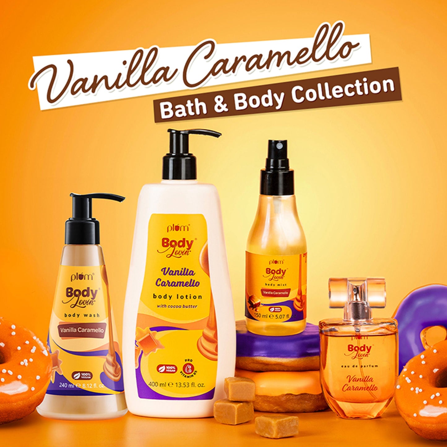 Plum Body Lovin Vanilla Caramello Body Wash - Swadesiicart