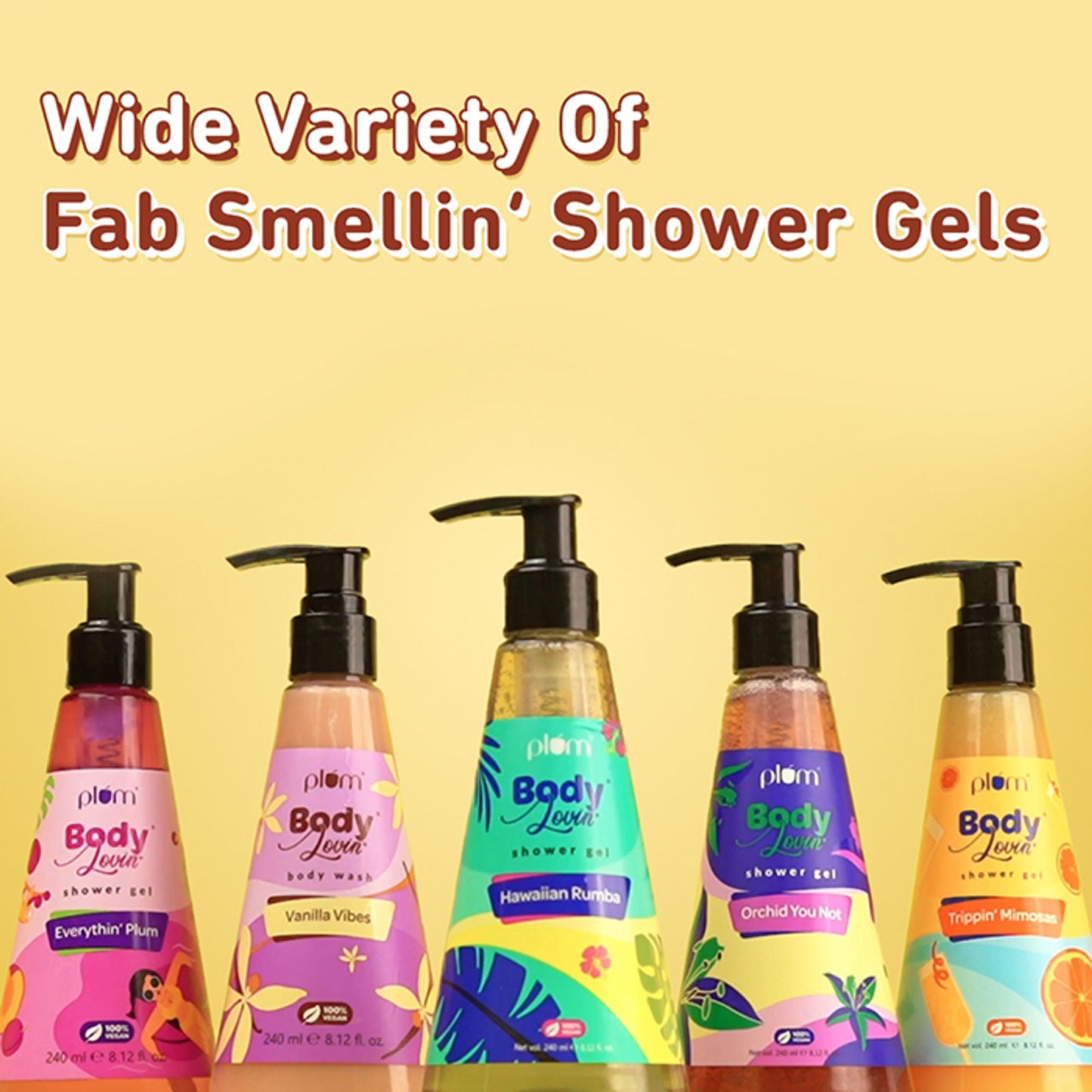 Plum Body Lovin Vanilla Caramello Body Wash - Swadesiicart