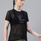 MKH Typography Printed Round Neck Short Sleeves Dri-FIT Relaxed Fit T-shirt - Swadesiicart