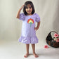 ArthLife Lavender Flower Patch Casual Dress