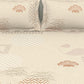SPACES Pattern Art Cream Printed Egyptian Cotton 350 TC King Bedsheet & 4 Pillow Covers - Swadesiicart