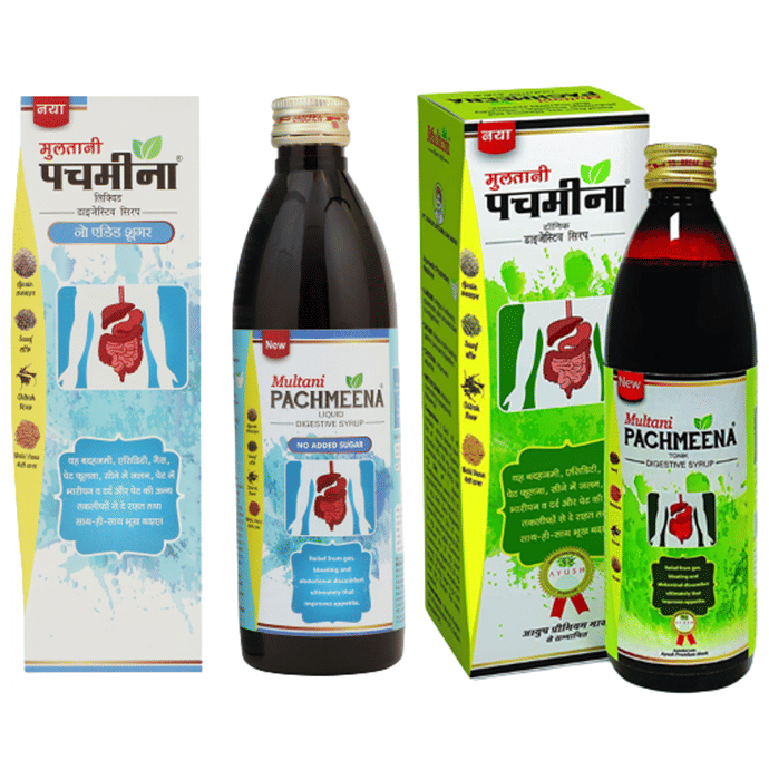 Multani Combo Pack of Pachmeena Tonik & Pachmeena Liquid No Added Sugar (300ml Each) | Swadesiicart