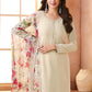 Anaita Beige Chiffon Suit with Digital Printed & Beats Work