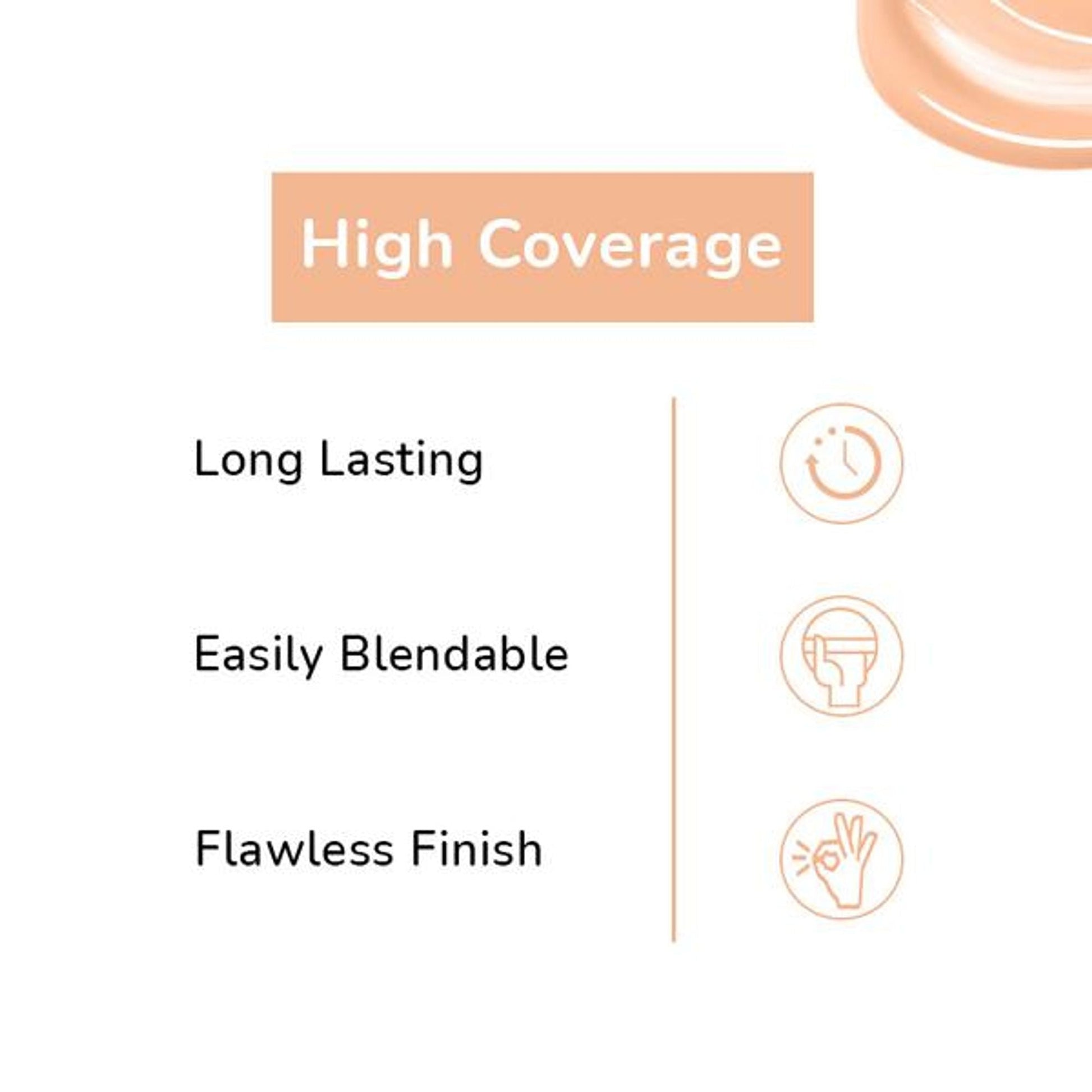 Matt Look High Coverage Waterproof Oil Free Matte SPF 25 Foundation - Natural - Swadesiicart