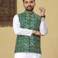 Anaita Green Printed Soft Cotton Straight Kurti Kurta