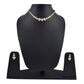 Rhodium-Plated Alloy Heart Shape Ad Necklace With Bracelet - The Pari - Swadesiicart