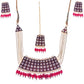 Gold-Polished Alloy Pearl Studded Kundan Choker Necklace Set With Maangtika - The Pari | Swadesiicart