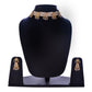 Gold-Polished Alloy Five Motif Pearl Choker Necklace - The Pari | Swadesiicart