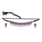 Rhodium-Plated Alloy Classy Ruby Stone Oxidised Choker Necklace - The Pari | Swadesiicart