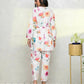 Myshka Women White Printed Romantic Florals Co-Ords - Swadesiicart