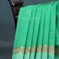 Dual Shades of Rama Green Pure Mangalgiri Cotton By Gayathri Reddy Designer Studio | Swadesiicart