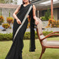 Tikhi Imli Black Beads and Stones Saree | Swadesiicart
