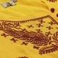 ADA Women Yellow & Maroon Paisley Chikankari Embroidered Sustainable Handloom Kurta with Trousers | Swadesiicart